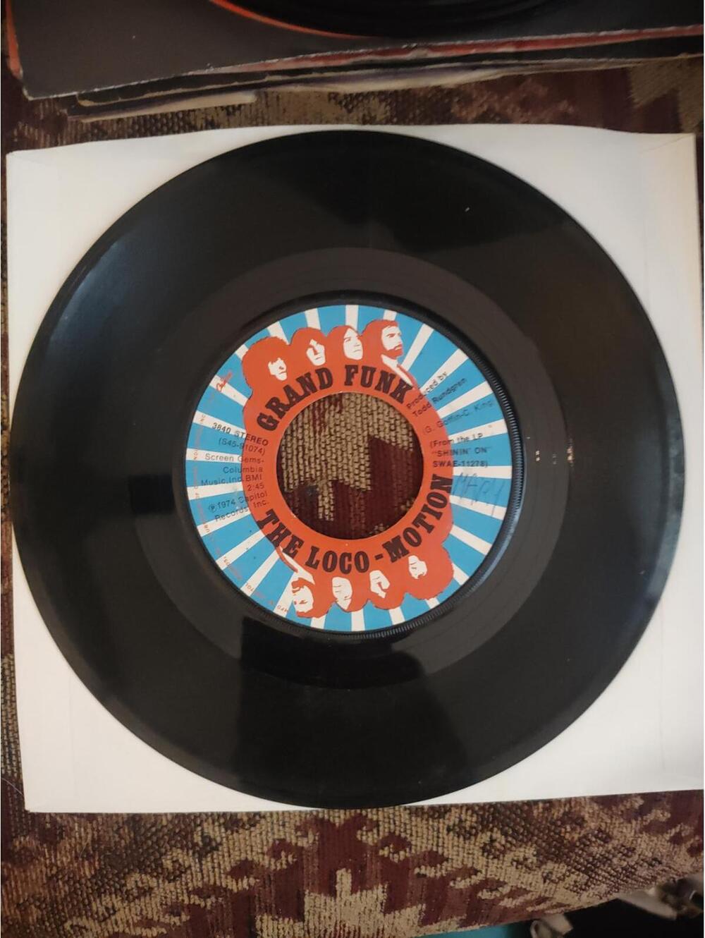 Grand Funk - the loco-motion - vintage vinyl 45 NM